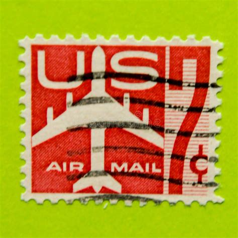 Vintage Usa Postage Stamp Editorial Stock Image Image Of Retro 92915224