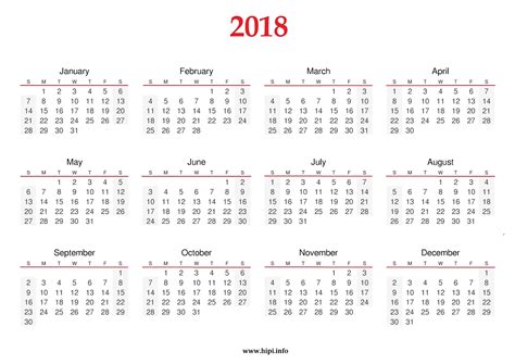 Free Download 2018 Calendar Printable Archives Download Free Printable