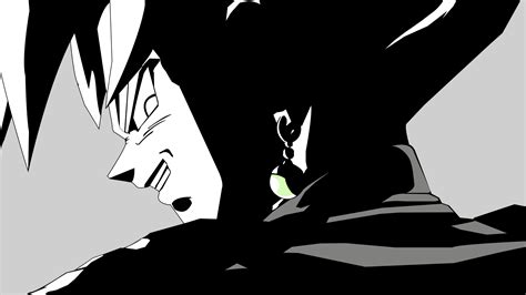 Goku Black And White Wallpapers Top Free Goku Black And White Backgrounds Wallpaperaccess