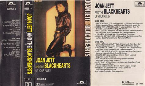 Joan Jett And The Blackhearts Up Your Alley 1988 Cassette Discogs