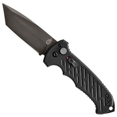 Gerber 30 001296 06 G 10 Tanto Auto Knife Cpm S30v Black Blade