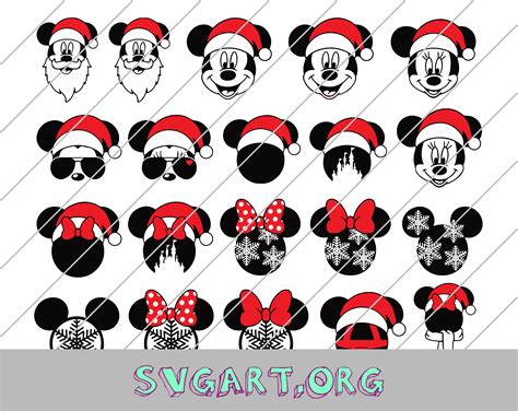 Mickey Ears Christmas Icons Svg Free Mickey Ears Christmas Icons Svg