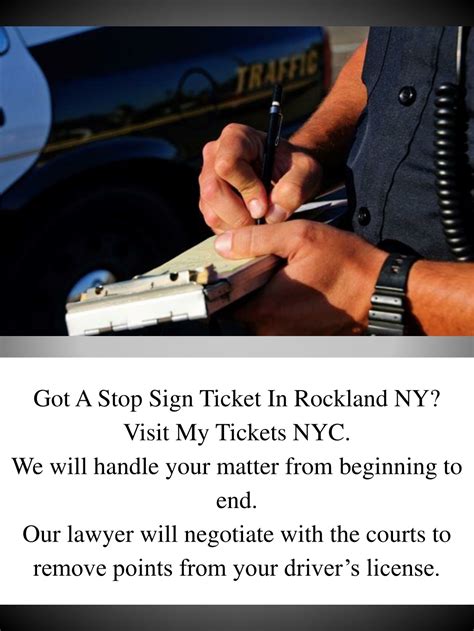 Ppt A Stop Sign Ticket Rockland Ny Powerpoint Presentation Free