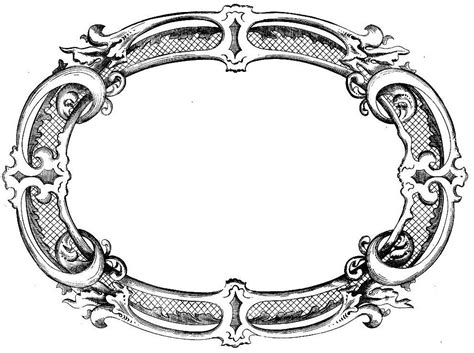 25 Frame Clipart Fancy And Ornate Clip Art Vintage Vintage Frames