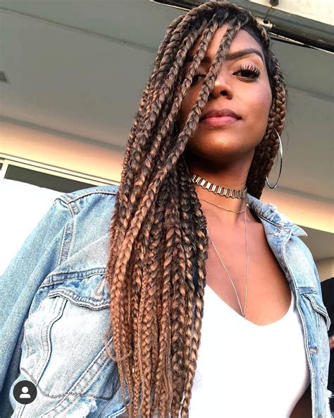Pin On Box Braids Hairstyles For African American Women