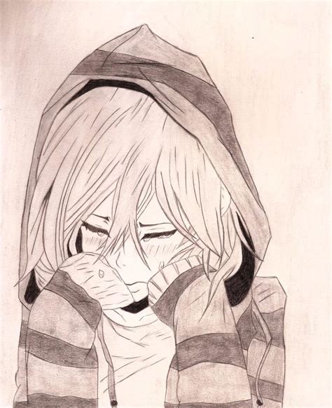 See more ideas about anime boy, anime, sad anime. رسومات | Crying girl drawing, Anime drawings, Easy drawings