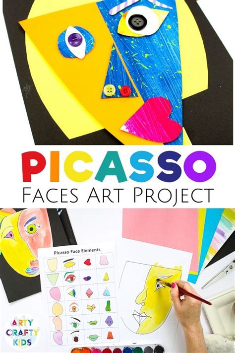 Picasso Faces Easy Art For Kids Easy Art For Kids Kids Art