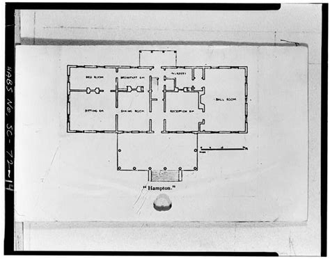 14 Photocopy Of Floor Plan From A Sketch In The 1940