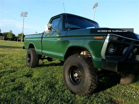 1975 Ford F100 4x4 Rust California Highboy