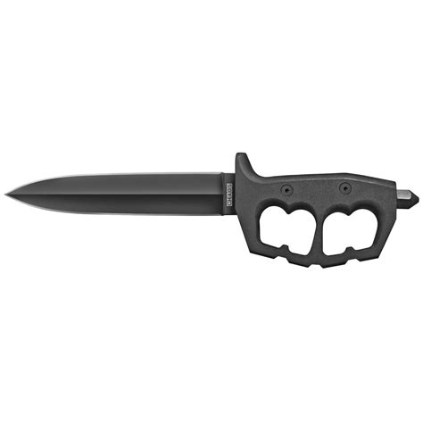 Cold Steel Chaos Brass Knuckle Double Edge Trench Knife Gun Gear