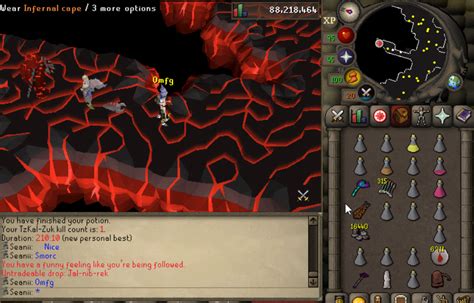 Got Infernal Cape On My 1 Def Ironman Acb And 1 Kc Pet Lol R2007scape