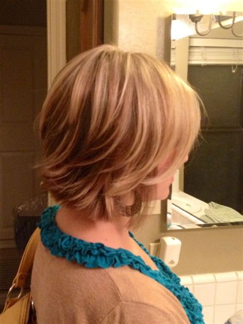Back View Of Short Layered Bob Cut Easy Daily Hairstyle