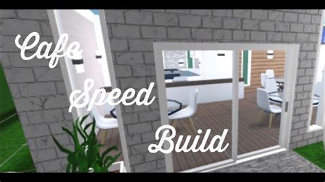 Roblox Bloxburg Pastel Cafe Speed Build Youtube
