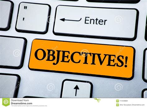 Handwriting Text Objectives Motivational Call Concept Meaning Goals