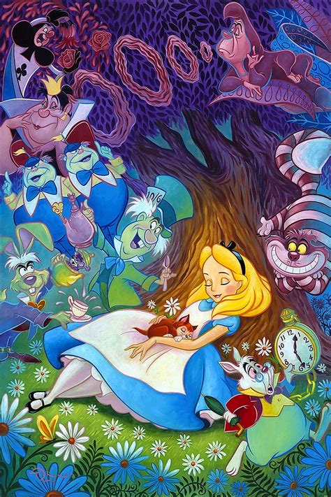 Alice In Wonderland Cartoon Wallpapers Wallpapers High Resolution