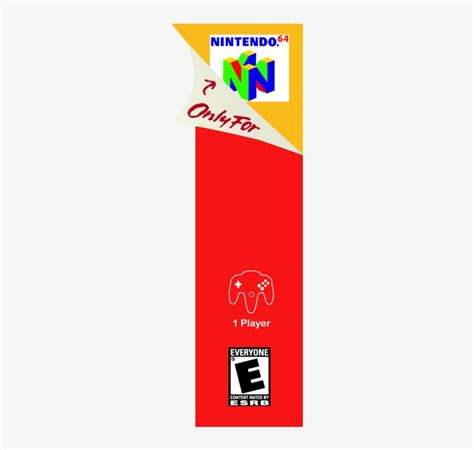 N64n64big Nintendo 64 Box Art Template 1000x698 Png Download Pngkit
