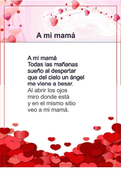 Poema Del Dia De La Madre Fantásticas Y Bonitas Poesías Para Dedicar