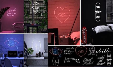 Sims 4 Neon Signs Set 3 In 2022 Sims 4 Sims Sims 4 Collections