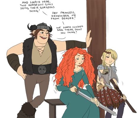 snotlout being a jerk flirting with merida and astrid part 1 this should get interesting lol