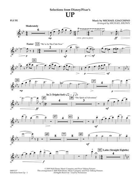 Download Selections From Up Flute Sheet Music By Michael Giacchino