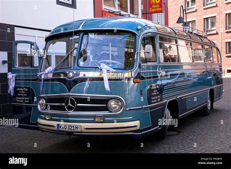 Mercedes Benz Oldtimer Bus Model O 321 H On The Heumarkt Booked For A