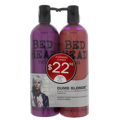Tigi Bedhead Dumb Blonde Shampoo Conditioner Duo Pack Shop Shampoo