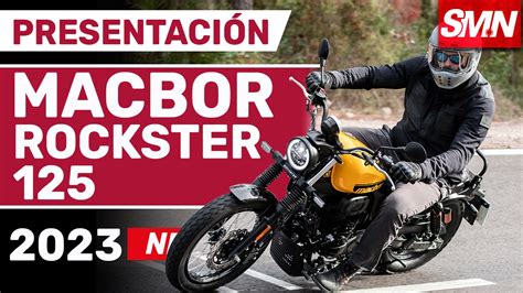 Prueba Macbor Rockster 125 2023 Vídeo de la prueba y opiniones