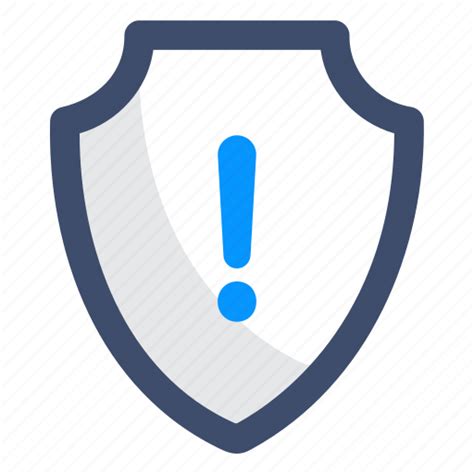 Alert Security Shield Warning Icon Download On Iconfinder