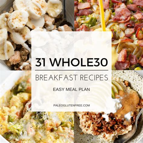 31 Best Whole30 Breakfast Recipes Paleo Gluten Free