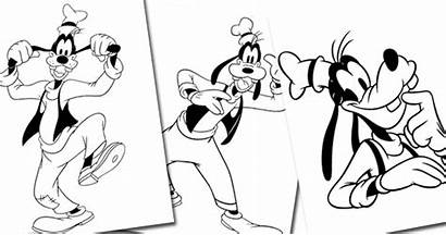 Coloring Goofy Disneyclips Pages