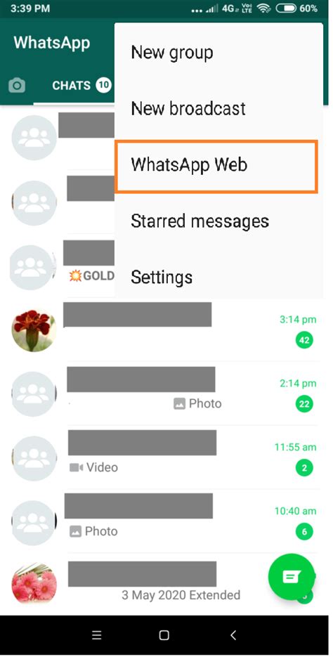 I tried to scan the qr. whatsapp web login on browser using qr scan