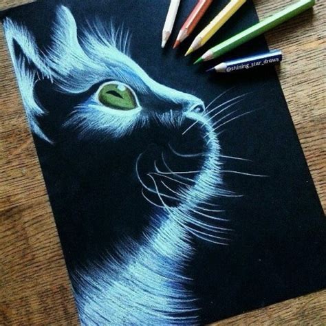 •beautiful Drawings On Black Paper• Musely