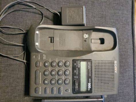 Sony Cordless Phone Telephone W Answering System Machine Spp Id975