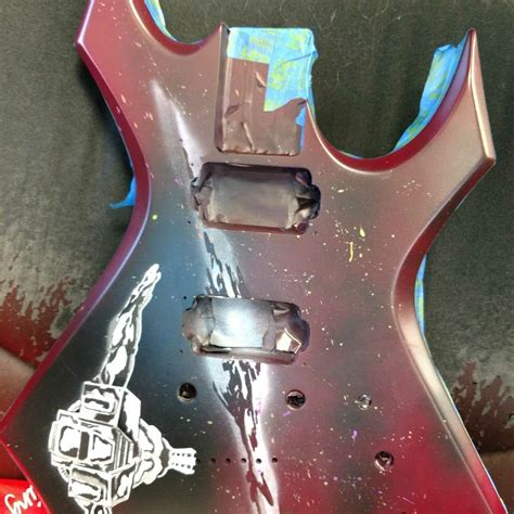 Pin By Weird Dragon Music And More On Custom Guitar Paint Jobs Guitar