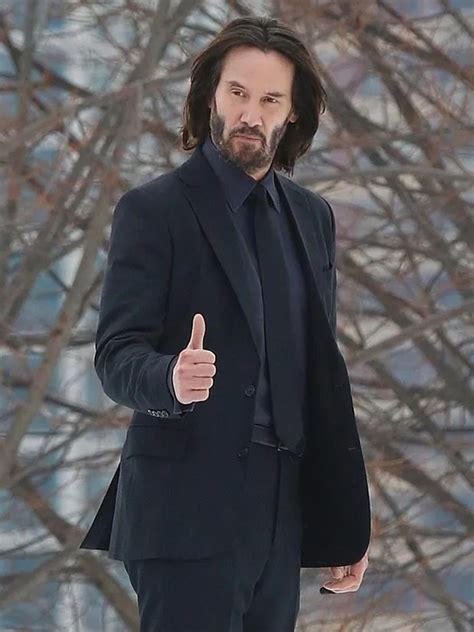 John Wick Chapter Keanu Reeves Tuxedo Suit Coat Ph