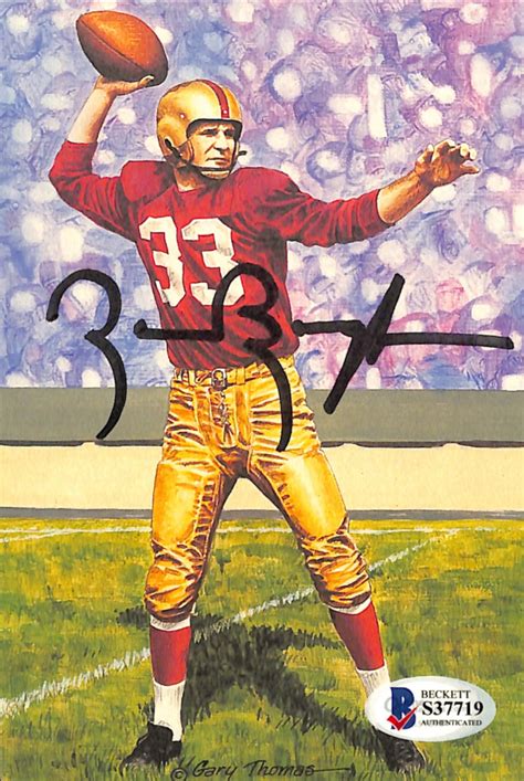 Sammy Baugh Signed Le Redskins 4x6 Art Print Beckett Coa Pristine Auction