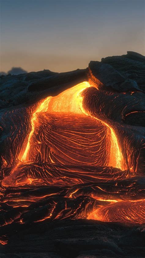 Volcano Lava Fiery Melting Hd Phone Wallpaper Pxfuel