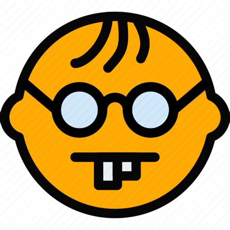 Emoji Emoticon Face Geek Icon Download On Iconfinder