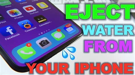 Once the shortcut has been added to your device simply run it by tapping on its tile. Eject Water From Your iPhone - YouTube