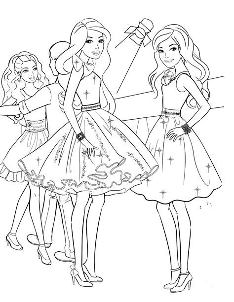 Download barbie mariposa coloring pages free for kids and let them enjoy the fun of coloring. Barbie Coloring Pages Fashion Fairytale | Coloring pages ...