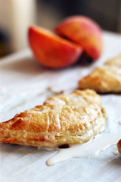 Your favorites are on their way. Peach turnovers with almond glaze | Peach turnovers ...