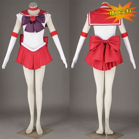 1nd Sailor Mars Cosplay Costume From Sailor Moon Anime In Anime