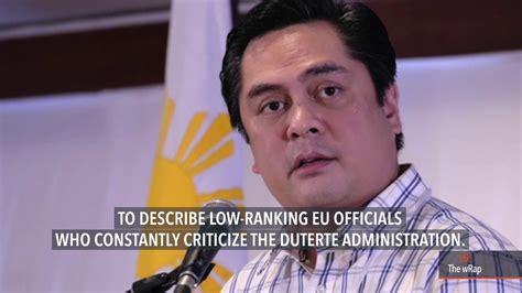 andanar says eu officials critical of duterte have too much sex youtube
