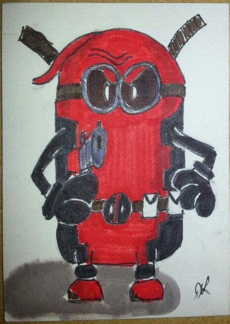 Deadpool Minion Fan Art Minions Deadpool