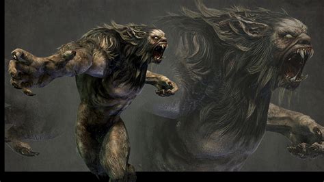 The Werewolf Yang Yang Werewolf Magical Wolf Werewolf Art