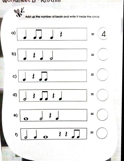 Music Math Worksheets Pdf Music Notes Worksheets For Kids Free