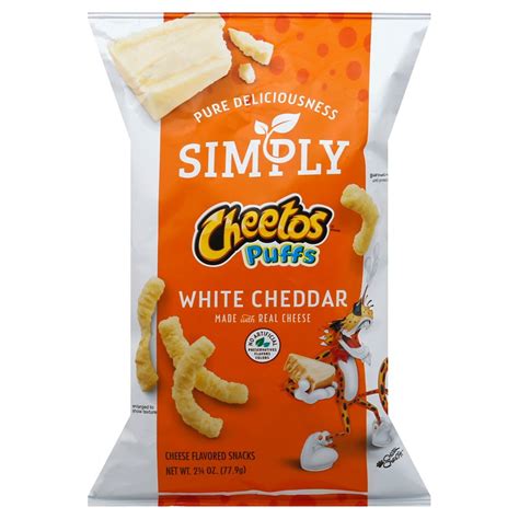 Cheetos Simply Puffs White Cheddar Snacks Shop Snacks And Candy At H E B