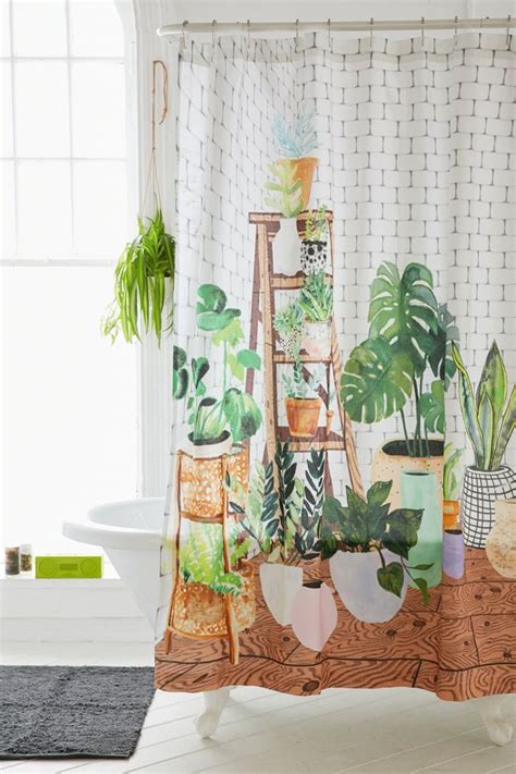 Plant Dreams Shower Curtain Urban Outfitters