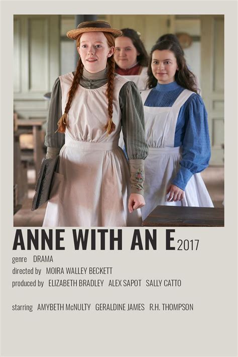 Anne With An E by cari Pôsteres de filmes Pôsteres de cinema minimalistas Posters de filmes