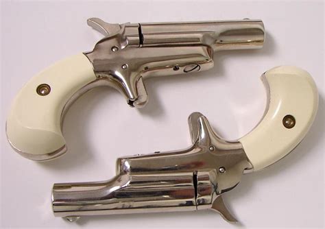 Colt 4th Model Derringer 22 Short Caliber Derringer Pair Of 1960s Vintage Single Shot